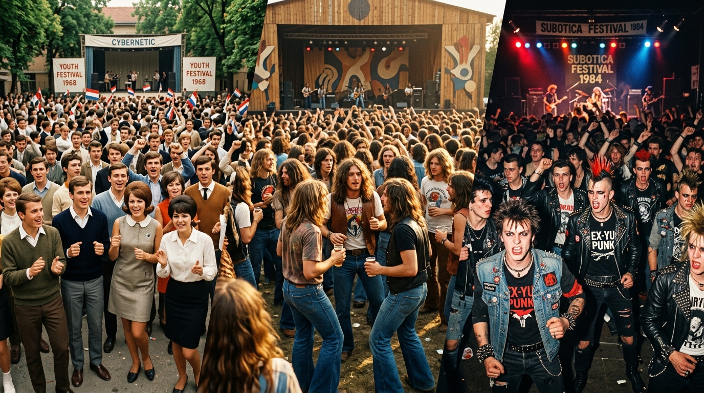 Kroz objektiv vremena: Evolucija festivalske publike na jugoslovenskim prostorima tokom tri decenije